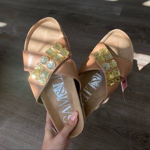 Jewelers flat sandals